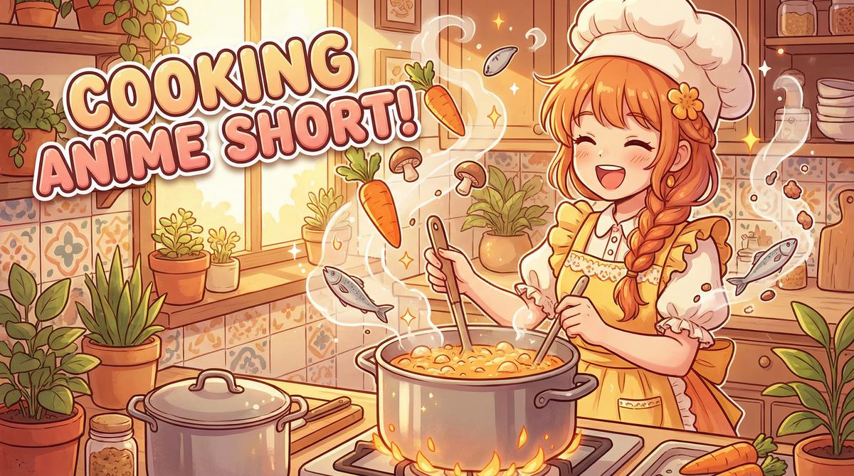 芒果视频原创动漫-美食动漫教程